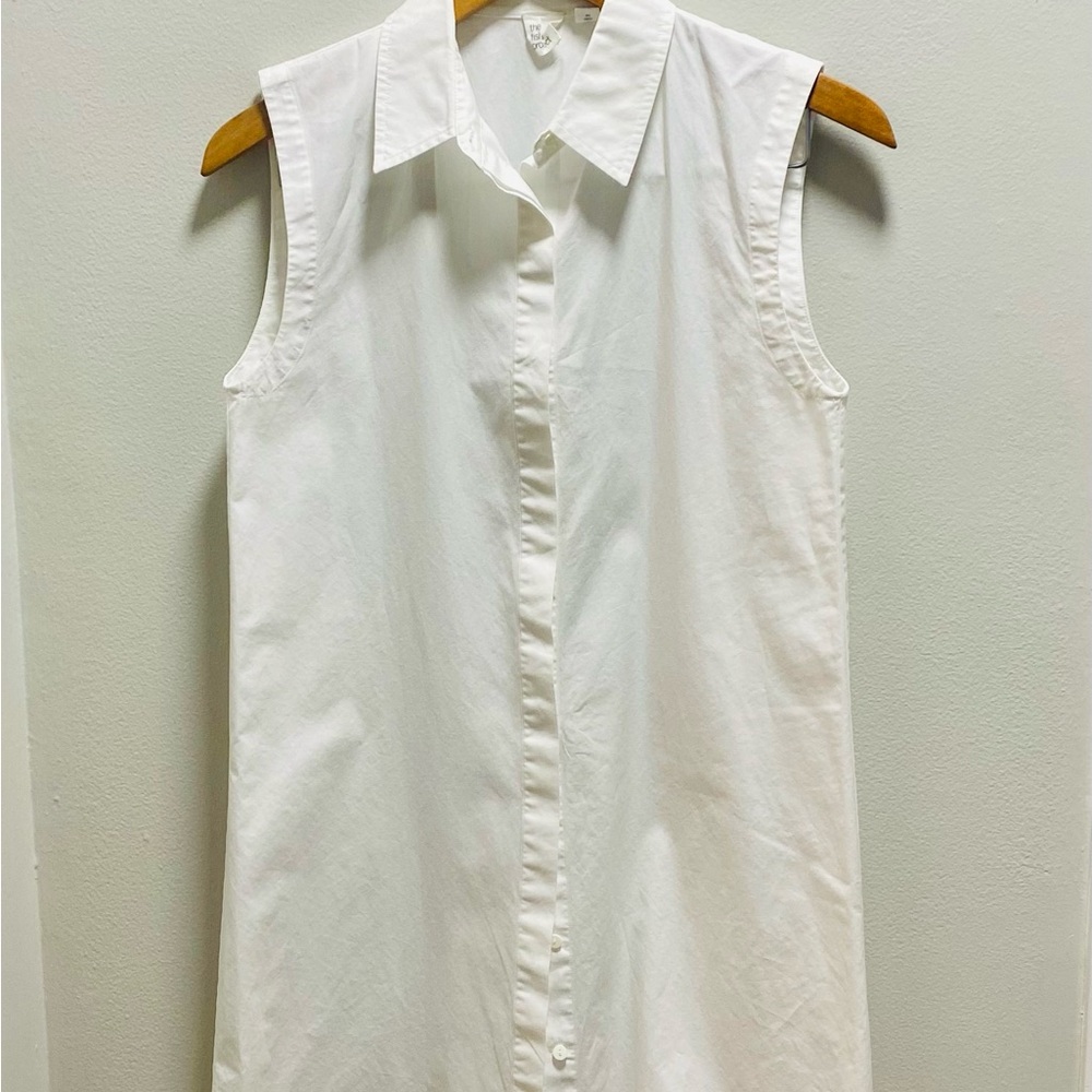 EILEEN FISHER Vintage "The Fisher Project" Organic Cotton Dress-Tunic, XXS